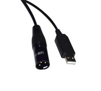 Cable convertidor USB a XLR Macho RS485 de 3 Pines FT232RL for procesador de Audio a PC.(3 Metre,Color D)