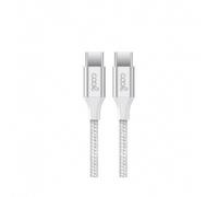 CABLE COOL USB-C A USB-C 1,2M N NYLON WHITE