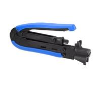 Cable Crimping Tool, Multipurpose Steel Cable Crimper, Portable Wire Crimping Tool, Wear-Resistant Hand Tool, Crimp Tool for Metric Connectors, Cable Crimper for F Connectors, Wire Crimper