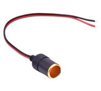 Cable cuadrado 2,5mm 13/15/17AWG, base encendedor coche 12V/24V, toma carga hembra alta potencia 25A 300W(All copper base,2.5 SQUARE 13AWG_1PCS_30CM)