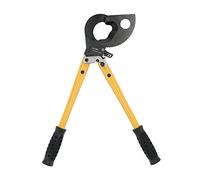 Cable Cutter Ratchet Scissors Professional Steel Blade Manual Wire Cutting Tool for Aluminum Cables Single Stranded Wires Stranded Wires 45# Steel PC Plastic Handle LK760L