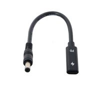 chenyang Cable CY tipo C USB-C hembra de entrada a CC 5,5 x 2,1 mm para portátil