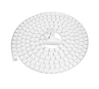 Cable D-Line Tidy 1,5 m/Longitud Espiral Envoltura Alambre Cable Espiral Tubo 16/22/28 mm Negro Plata Soluci¨®n de gesti¨®n de Cables[Blanco 3.0m*16mm]
