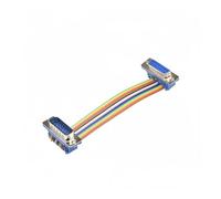 Cable D-Sub DIDC 9 15 25 37 Pines DB9 DB15 DB25 DB37 Macho Hembra, Adaptador de Conector de Puerto Serie D-Sud RS232 COM, extensión 1 Unidad(DB37,Female to Female,30cm)