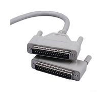 Cable DB37 macho-macho de 37 pines diseñado para una transferencia de datos fiable en entornos industriales, compatible con máquinas CNC, PLC y sistemas (5 metros)