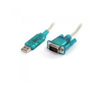 Cable db9 a usb tipo a startech 0.9m - macho - macho - gris