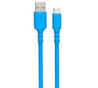 CABLE DCU USB A USB C 1M AZUL SILICONA (30402075) 30402075