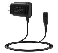 Cable de 12V Cargador Afeitadora Compatible con Braun Series 9 8 7 6 5 3 1, Cargador de Repuesto para Recortadora, Cable de 1,5 m para Afeitadoras 3010s 3020s 3000s, Cargador rápido de 400 mA