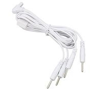 Cable de 2,35 Mm para Unidades de Masaje Tens EMS, Cables de Calor de Electrodos, Cables Conductores de Electrodos de Repuesto, Cables de Conexión, Cables Conductores de Repuesto para Dispositivos de