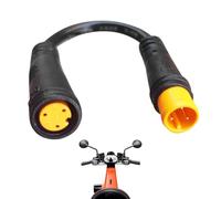 Cable de 3 pines - Conector de bicicleta eléctrica de 10,8 cm, accesorio para kit de conversión | Sensor de aceleración Sensor de freno Twist Throttle Reemplazo Cable duradero para E-Bike