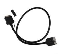 Cable de 30 pines resistente al desgaste para Land Rover para jaguar | Muestra la biblioteca en pantalla, compatible con iPhone para iPad y configuración