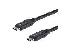 Cable USB C Macho - Macho (3 mts) Negro - STARTECH