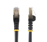 StarTech.com Cable de 5m de Red Ethernet CAT6a Negro RJ45 STP
