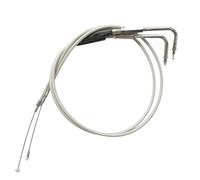 Cable de Acelerador Cables de Acelerador Compatible con Harley Davidson Sportster XL1200 883 Dyna Road King Electra Glide Freno Cable(39.3 Inch - 100cm)