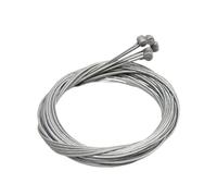 Cable de acelerador para motocicleta, Cable de embrague de 1,2 M y 1,8 M de largo, Cable de acero para freno delantero y trasero Cable de embrague moto(5pcs 1.8m Brake)