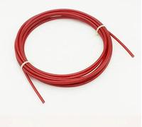 Cable De Acero Cable de cuerda de alambre de acero inoxidable 304 recubierto de plástico de PVC(Red,50 m,Outer Diameter 4mm)