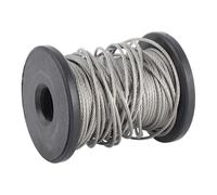 Cable de Acero Inoxidable 304 de 50M para Colgar y secar Ropa Cuerda de Alambre de Escalada