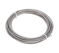 Cable de Acero Inoxidable 304 Recubierto de Pvc 3mm, Rollo de 10 M