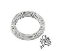 Cable de Acero Inoxidable, Cable de Alambre for Manualidades de jardín, Cuerda for terrazas, Alambre for cercas