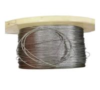 Cable de Acero Inoxidable,Cuerda de Alambre Recubrimiento de PVC 50m / 100m 0.8mm 1mm 7x7 Construcción 304 Cuerda alambre acero inoxidable Softer la pesca Cable elevación(50 Meter)