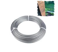 Cable de acero inoxidable de 3 mm, 30 m, 7 x 7 hilos, para construcción, exterior, equipos navales, cubiertas y barandillas (30, 3 mm)