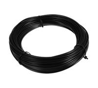 Cable de Acero Inoxidable Negro Plastificado Resistente | Superficie Plastificada Negra, Resistente a Torceduras, Adecuado para Plantas y Herramientas al Aire
