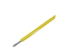 Cable de acero inoxidable, resistente, de 5 a 10 metros, recubierto de PVC, de acero inoxidable 304.(Yellow,5.0M-6mm)