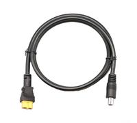 Cable de alambre de cobre resistente de 16 AWG para Xt60 a Dc8020 macho con núcleo de baja resistencia y funda de PVC flexible para sistema de panel solar al aire libre y carga de banco negro de 1,5
