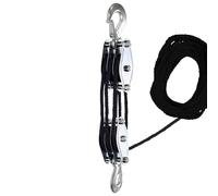 Cable de alambre - polipasto de cable de alambre, polipasto ligero con resistencia a la rotura, polipasto ajustable, tren de techo, carrete de garaje, rodillo de capacidad de carga para la