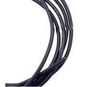 Cable de alambre revestido de 10M 28 26 24 22 20 18 16 AWG Cable de señal de cobre 2 3 4 5 6 7 8 10 Core Cable de audio electrónico suave UL2464(Black 24AWG,2Cores)