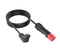 Cable de Alimentación 12V/24V 2M para Nevera Portátil Coche, Refrigerador Enchufe de Mechero 10A Repuesto Compatible con Alpicool, Dometic, Mobicool, Waeco, ICECO, CF, ARB, Compresor Frigorífico