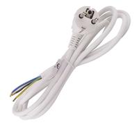 EMOS Cable de conexión para Plancha de 5 m, Cable de conexión, Cable de Plancha, Cable de Hierro Blanco, 3 x 1,0 mm, H05VV-F 3G, Cable de plástico Negro