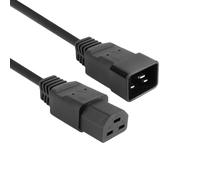 Cable de alimentación ACT C20 - C21, Cable de extensión de Enchufe C21 a Enchufe C20, Cable de alimentación IEC 60320 de 1 m, para PDU de Servidor, Fuente de alimentación SAI - AK5343