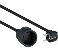 Cable De Alimentacion Schuko Nanocable 3M/ Macho-Hembra/ Negro