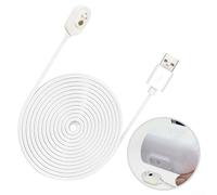 Cable de alimentación Arlo Pro 5S 2K Pro 4 Pro 3 para Ultra 2 para Ultra Go2, cable de alimentación de carga, material TPE 20 AWG para uso en interiores y exteriores (17 pies)