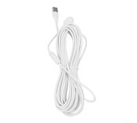 Cable de alimentación Arlo Pro 5S 2K Pro 4 Pro 3 para Ultra 2 para Ultra Go2, cable de alimentación de carga, material TPE 20 AWG para uso en interiores y exteriores (25 pies)