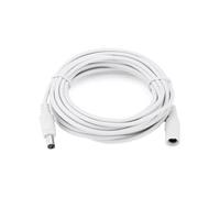 Cable de alimentación Cable de extensión 3/5/10/30M 5,5 * 2,1mm Macho Hembra DC 12V Cable de extensión del Adaptador de Corriente for enrutador de cámara CCTV (3M,White)