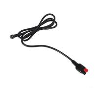 Cable de alimentación CC con conector SB para radio QRP de onda corta portátil Icom IC-705 - Cable de cobre puro de 18 AWG - Cabeza de ángulo recto - Negro - 1 metro