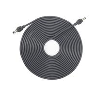 Cable de Alimentación CC para Mini Conectividad sin Costuras Conector de Cable 18AWG Goma Cobre Cable CC Macho a Macho Transmisión de Energía Eficiente (2 m/6,56 pies)
