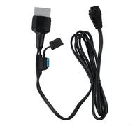 Cable de alimentación CC para refrigerador de coche, cable de 12 V con conector SB50, cable resistente de 16 AWG para congelador, caja de refrigerador, extensión de 2 metros, color negro