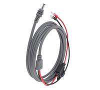 Cable de alimentación CC satelital de alta resistencia, 6 6 pies, 30 A, 18 AWG, terminal circular resistente a la intemperie, cable de alimentación Plug and Play para mini antena