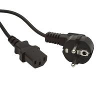 Cable de alimentación CEE 7/7-IEC 320 C13 CA-C13C-11CC-0100-BK