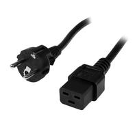 Cable de alimentación CEE7/ - C19 Negro (2 mts) - STARTECH