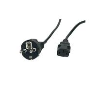 Cable de alimentación CEE7 IEC C13-POSAC-C13EU50 negro 5m