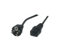 Cable de alimentación CEE7 IEC C19-POSAC-C19-16/EU15 negro 1,5 m