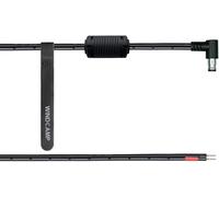 Cable de alimentación compatible con YAESU FTX-1F con núcleo de ferrita, 1 metro de longitud, AWG18 (Black DC)