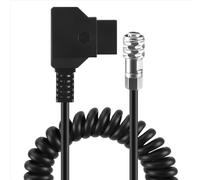 Cable de alimentación con bloqueo de 2 pines D-Tap a BMPCC 4K para cámara de cine de bolsillo con montura V y batería