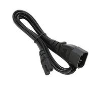 Cable de Alimentación con Enchufe C14 a C7, Cable Adaptador IEC320 C14 Macho a IEC320 C7 Hembra, Cable de Alimentación Universal, 6.6 Pies