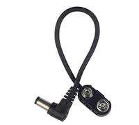 Cable de alimentación convertidor de clip de batería de 9 V para pedal de efecto de guitarra, adaptador duradero
