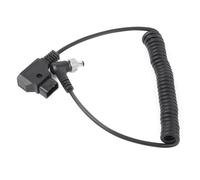 Cable de Alimentación D-Tap Cable de Resorte Confiable para Fuente de Alimentación de Monitor BMCC/ATOMOS Plástico Conveniente Negro 40-80 Cm